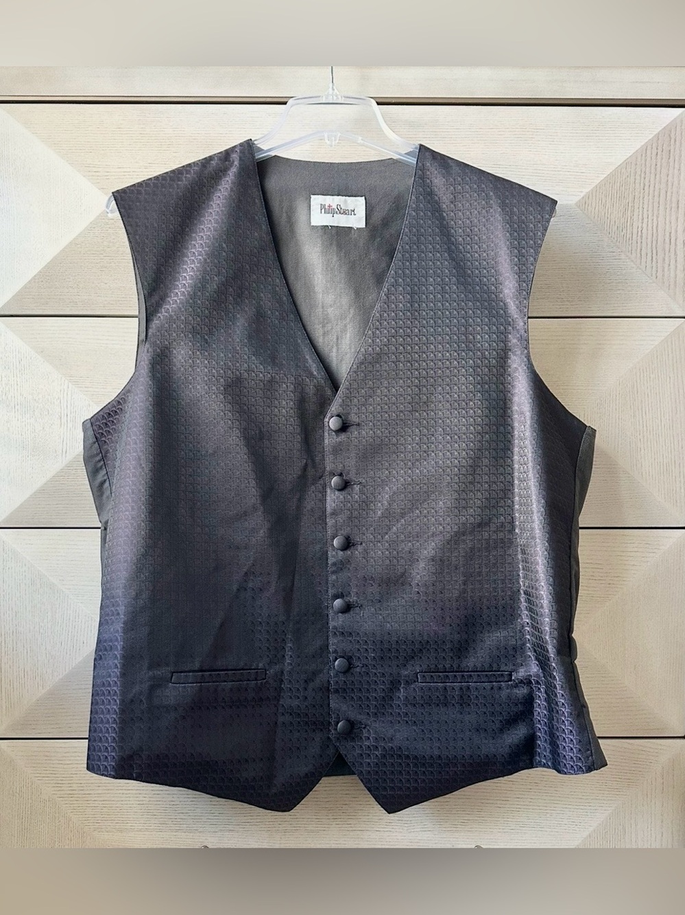 Vintage Philip Stuart Men’s Dress Vest - Size Large